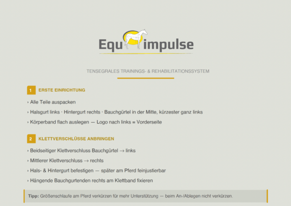 Equimpulse Anleitung